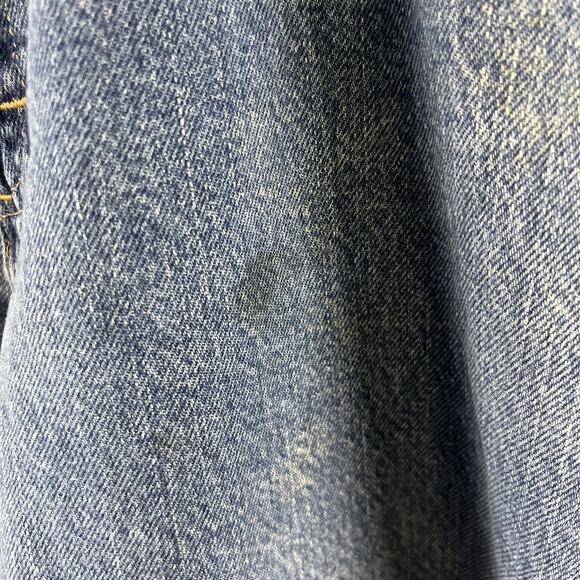 Wrangler Men's Blue Denim Jeans Straight Leg Relaxed Fit Size 36 X 34 Zip Fly - Picture 11 of 14